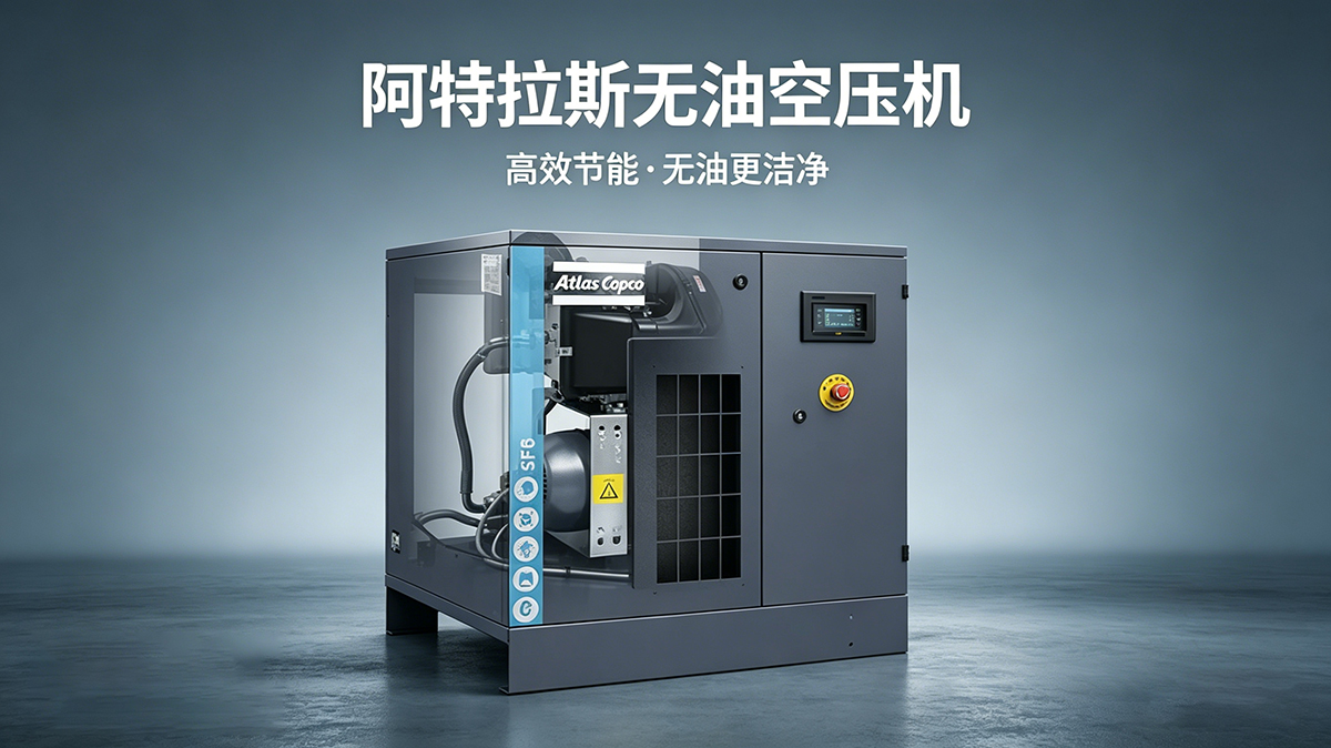 阿特拉斯无油空压机：清洁、高效的压缩空气解决方案
